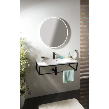 Sapho SKA konsola pod umywalkę 750x200x460mm czarny mat SKA202
