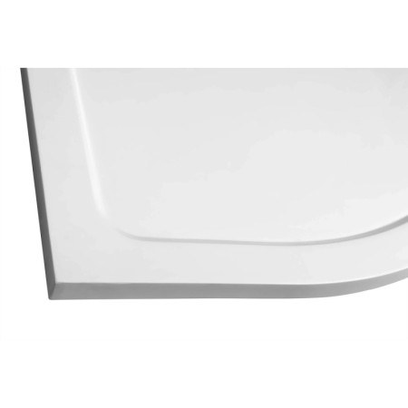 Aqualine TECMI brodzik prysznicowy kompozytowy półokrągły 90x90x3cm R55 PQ559