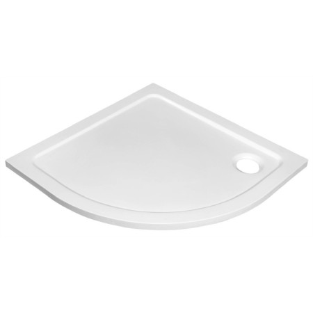 Aqualine TECMI brodzik prysznicowy kompozytowy półokrągły 80x80x3cm R55 PQ558
