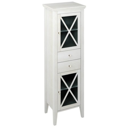 Sapho CROSS szafka wysoka 49x170x39cm prawa starobiała CR213
