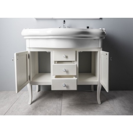 Sapho RETRO szafka umywalkowa 89x80x48cm starobiała 1621