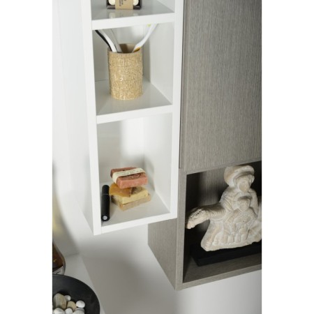 Sapho ESPACE szafka otwarta z półkami 20x94x22cm biała ESC130-3030