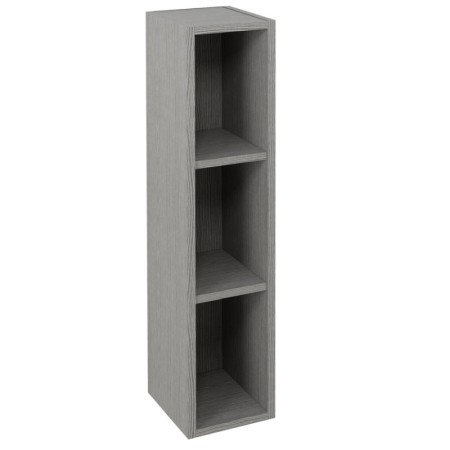 Sapho ESPACE szafka otwarta z półkami 20x94x22cm dąb srebrny ESC130-1111