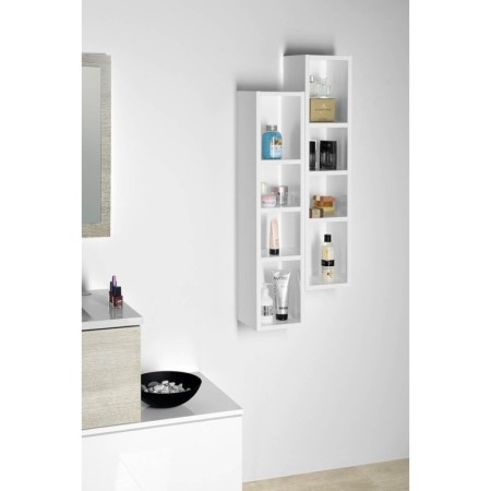 Sapho ESPACE szafka otwarta z półkami 20x94x22cm dąb srebrny ESC130-1111