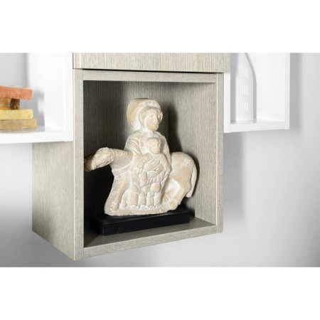 Sapho ESPACE szafka otwarta 35x35x22cm dąb srebrny ESC150-1111