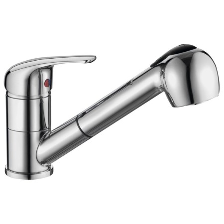 Aqualine AQUALINE 40 bateria kuchenna z wysuwaną wylewką chrom 52137