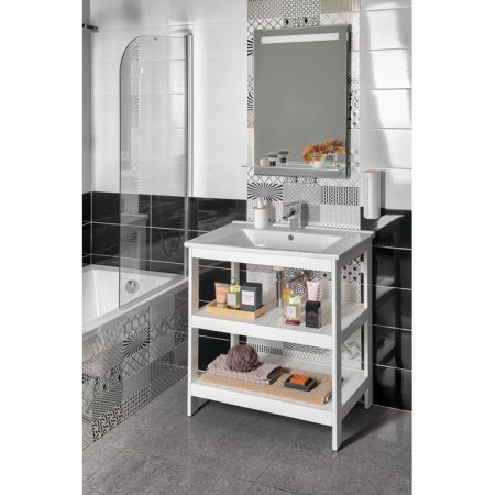 Aqualine ETIDE szafka umywalkowa 71.5x86x44 cm biały mat ET720