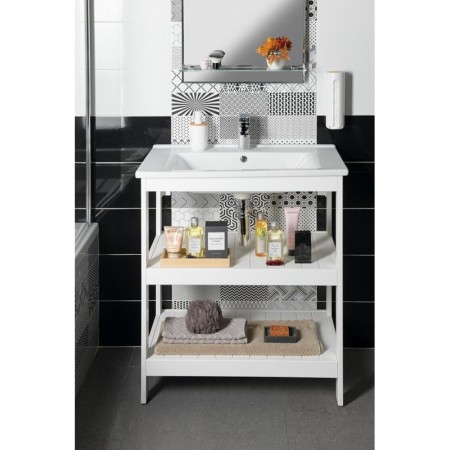 Aqualine ETIDE szafka umywalkowa 71.5x86x44 cm biały mat ET720