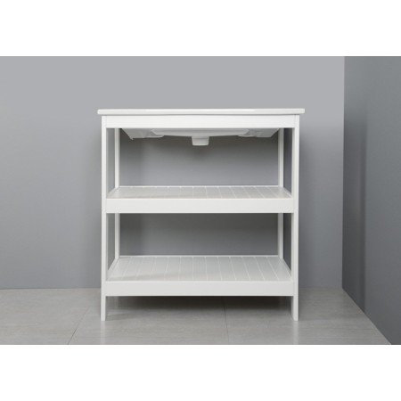 Aqualine ETIDE szafka umywalkowa 81.5x86x44 cm biały mat ET830