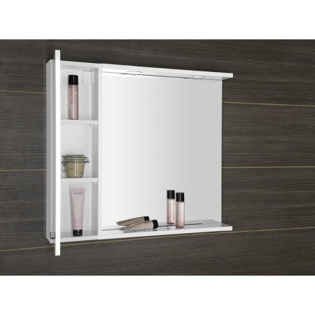 Aqualine ZOJA szafka wisząca do lustra 20x70x14cm biała 45462