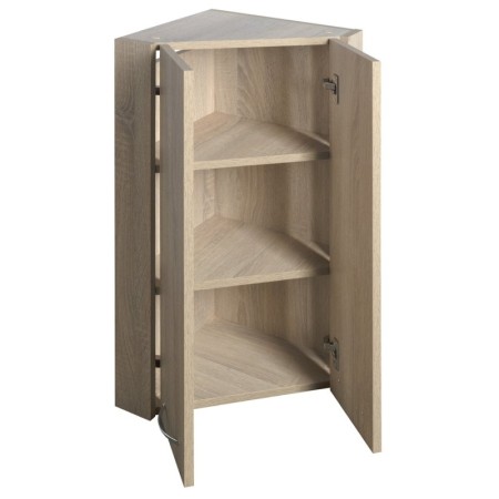 Aqualine ZOJA/KERAMIA FRESH szafka narożna 35x76x35cm dąb platin 50333