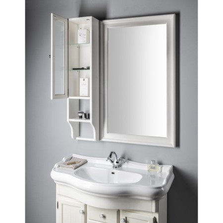 Sapho RETRO szafka do lustra 25x115cm starobiała lewa 1706