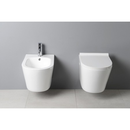 Sapho PACO bidet wiszący 36x52cm biały PZ2012