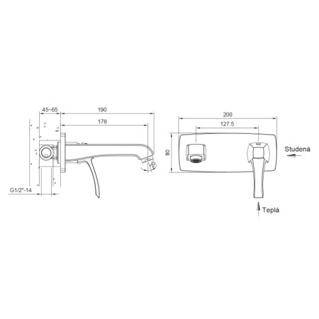 Sapho DREAMART bateria umywalkowa podtynkowa chrom DA004