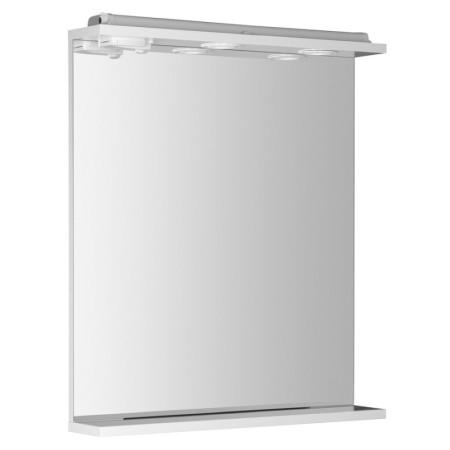 Aqualine KORIN lustro z oświetleniem LED i gniazdkiem 60x70x12cm KO397