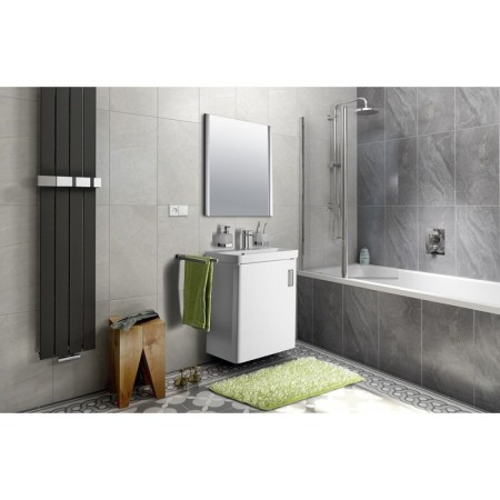Sapho THEIA szafka umywalkowa 509x70x35cm 1 drzwiczki lewa biała TH057-3030
