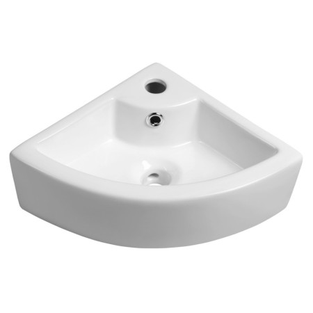 Sapho GYNT umywalka ceramiczna narożna 33x33 cm biała AR154