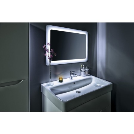 Sapho MEDIENA szafka umywalkowa 96.5x50.5x48.5cm biały mat/biały mat MD100