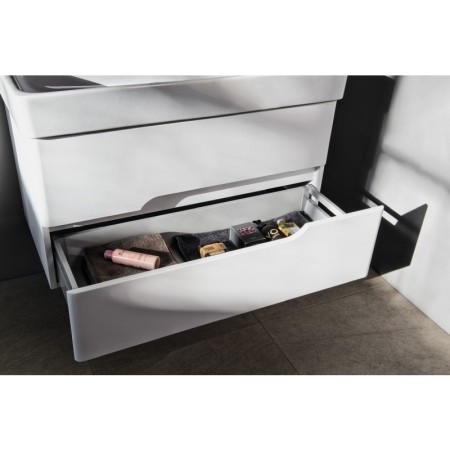Sapho MEDIENA szafka umywalkowa 96.5x50.5x48.5cm biały mat/biały mat MD100