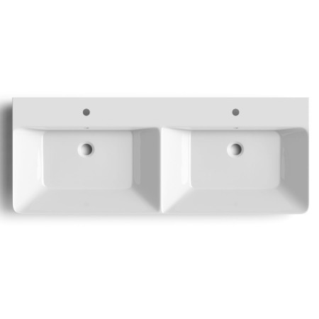 Sapho THALIE 120 umywalka meblowa podwójna 120x46cm biała TH11120