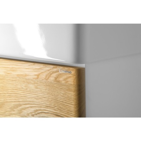 Sapho MEDIENA szafka umywalkowa 117x50.5x48.5cm biały mat/dąb natural MD122