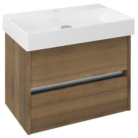 Sapho NIRONA szafka umywalkowa 67x51.5x43cm dąb Sherwood NR070-1515