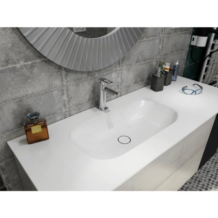Sapho TREOS szafka umywalkowa 75x53x50.5cm dąb Polar TS070-1010