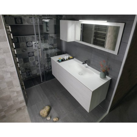 Sapho TREOS szafka górna 35x50x22cm lewa/prawa biały mat TS040-3131
