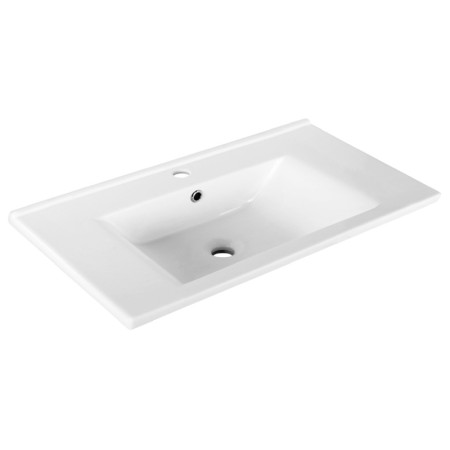 Aqualine ZUNO 75 umywalka meblowa 75x45cm biała 9075