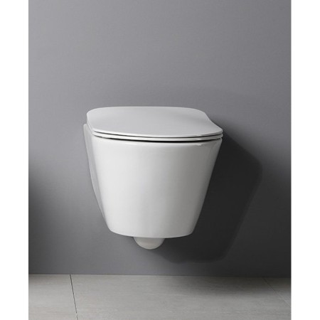 Sapho AVVA WC wiszące Rimless 35.5x53cm biały 100314