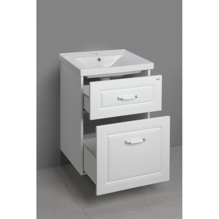 Aqualine FAVOLO szafka umywalkowa 52x72.5x44cm biały mat FV255