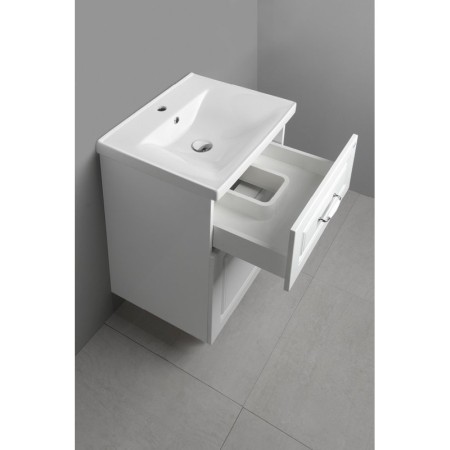 Aqualine FAVOLO szafka umywalkowa 52x72.5x44cm biały mat FV255