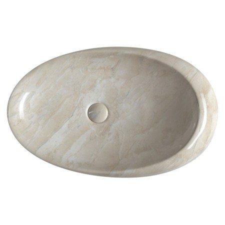 Sapho DALMA umywalka ceramiczna 68x165x44 cm marfil MM327