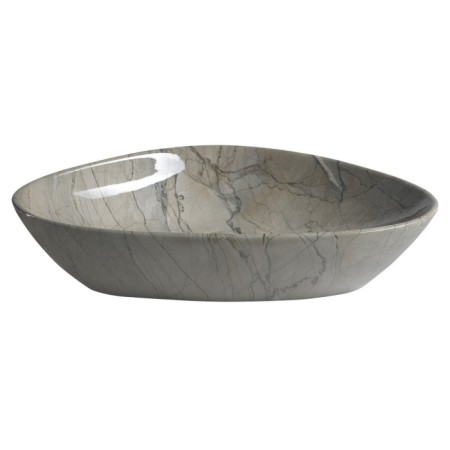 Sapho DALMA umywalka ceramiczna 585x14x39 cm grigio MM213