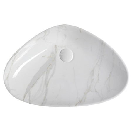 Sapho DALMA umywalka ceramiczna 585x14x39 cm carrara MM217