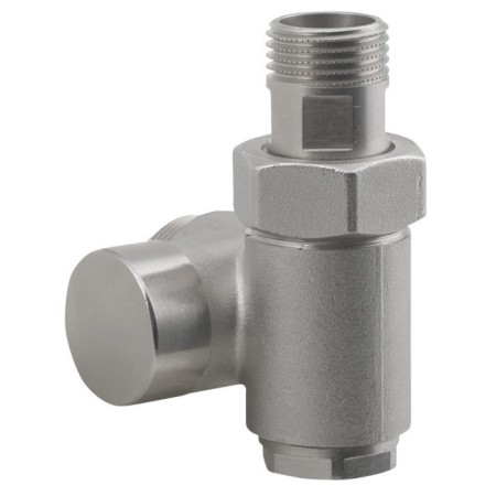 Aqualine ECO COMBI zestaw przyłączeniowy termostatyczny LEWY nikiel/biały CP993
