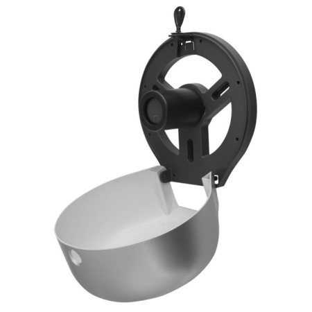 Aqualine EMIKO Zasobnik na papier toaletowy o średnicy 260mm ABS szary 1319-91