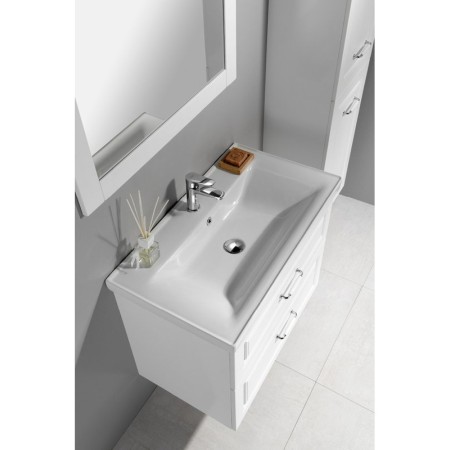 Aqualine SAVA 80 umywalka meblowa 80x46cm biała 2080