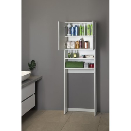 Aqualine SIMPLEX ECO szafka na pranie 63x25x190cm biały SIME715