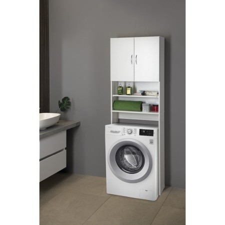 Aqualine SIMPLEX ECO szafka na pranie 63x25x190cm biały SIME715