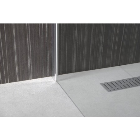 Aqualine WALK-IN ścianka prysznicowa do montażu do ściany ze wspornikem 1100 mm szkło czyste WI111