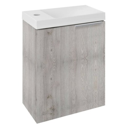 Sapho LATUS X szafka umywalkowa 394x50x22cm dąb Mocca LT110-1212
