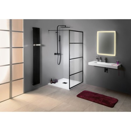 Gelco CURE BLACK walk-in 900 mm szkło czyste CB90