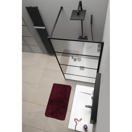 Gelco CURE BLACK walk-in 900 mm szkło czyste CB90