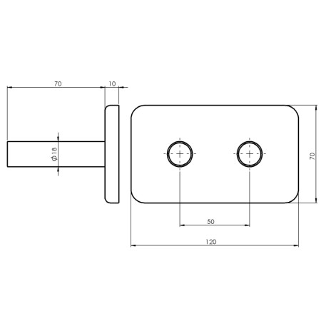 SINTRA ECO 6 l/min bateria kuchenna chrom SX070-02 Aqualine