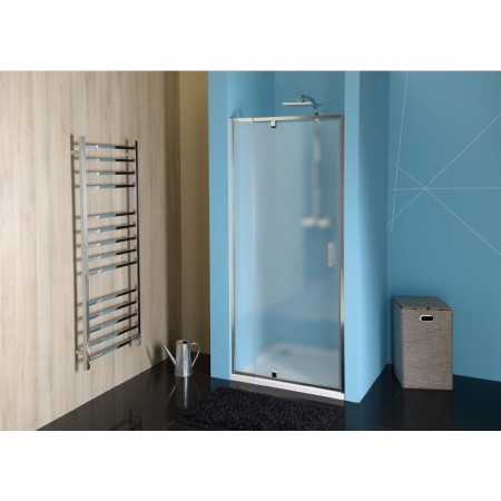 Polysan EASY LINE drzwi prysznicowe obrotowe 760-900mm szkło Brick EL1638