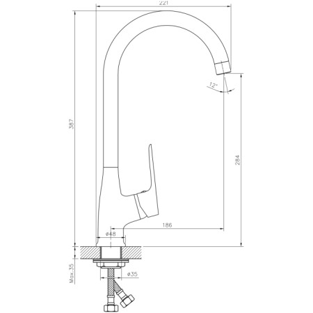 Bruckner SCHMITZ bateria kuchenna chrom 863.060.1