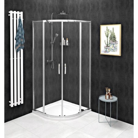 Gelco SIGMA SIMPLY kabina prysznicowa półokrągła 1000x1000mm R550 szkło czyste GS5510
