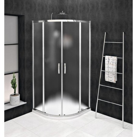 Gelco SIGMA SIMPLY kabina prysznicowa półokrągła 900x900mm R550 szkło Brick GS6590