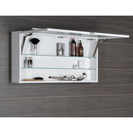 Sapho CLOE szafka z lustrem z oświetleniem LED 100x50x18cm biała CE100-0030